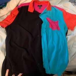 retro bowling style shirt